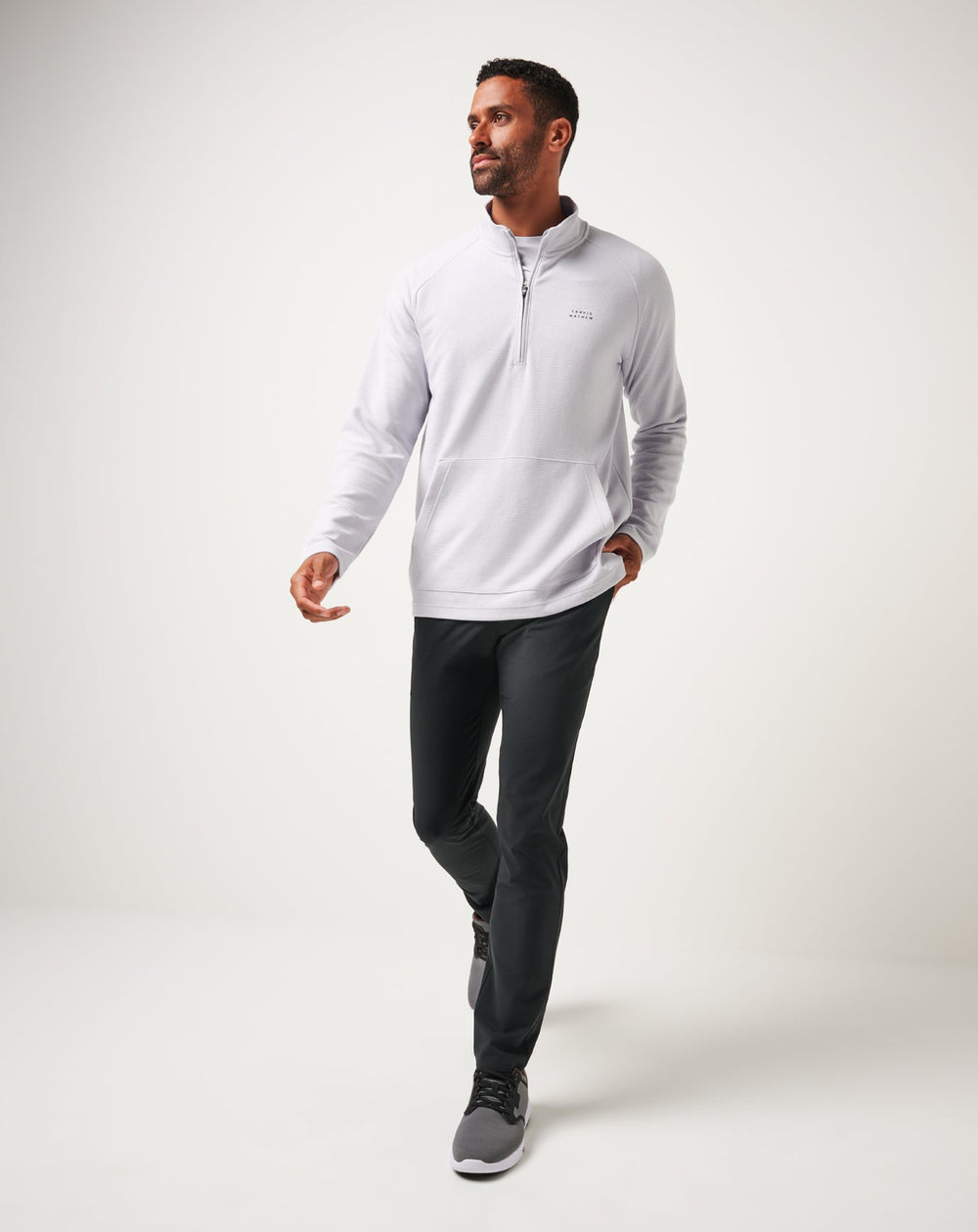 TravisMathew | Performance Waffle Quarter Zip
