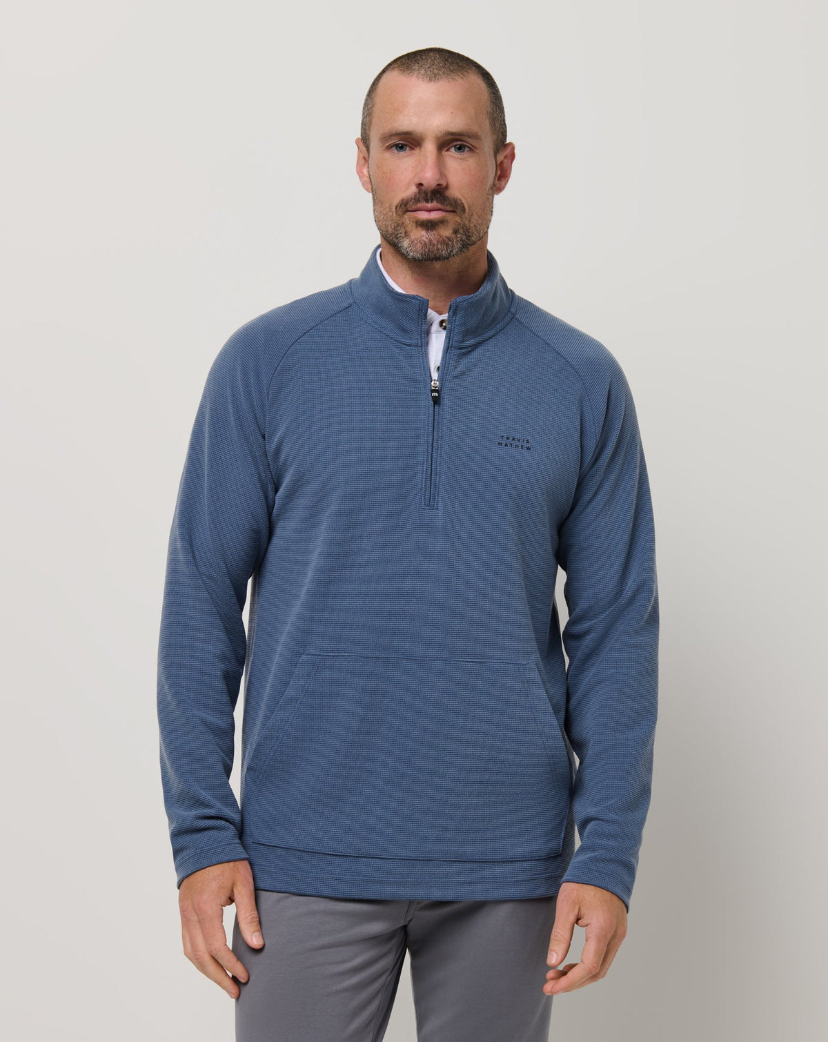 TravisMathew | Performance Waffle Quarter Zip