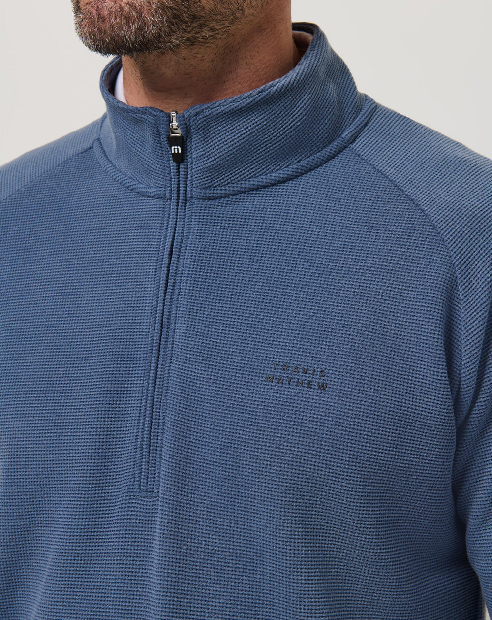 TravisMathew | Performance Waffle Quarter Zip