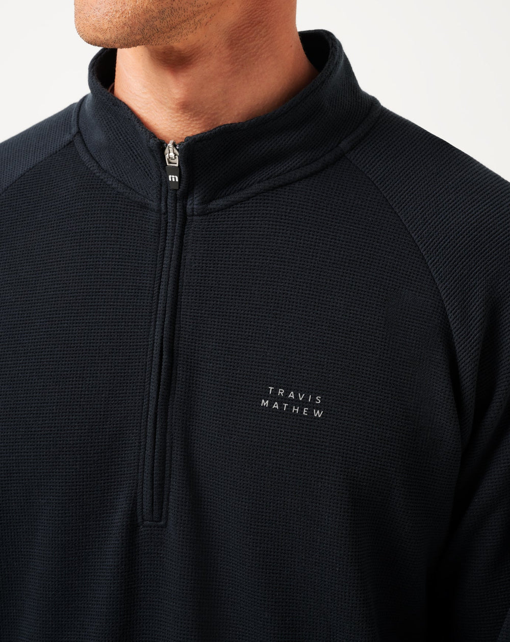 TravisMathew | Performance Waffle Quarter Zip