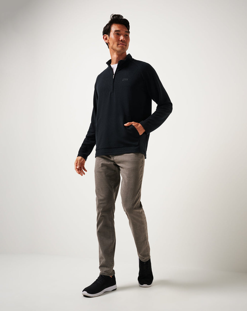 TravisMathew | Performance Waffle Quarter Zip