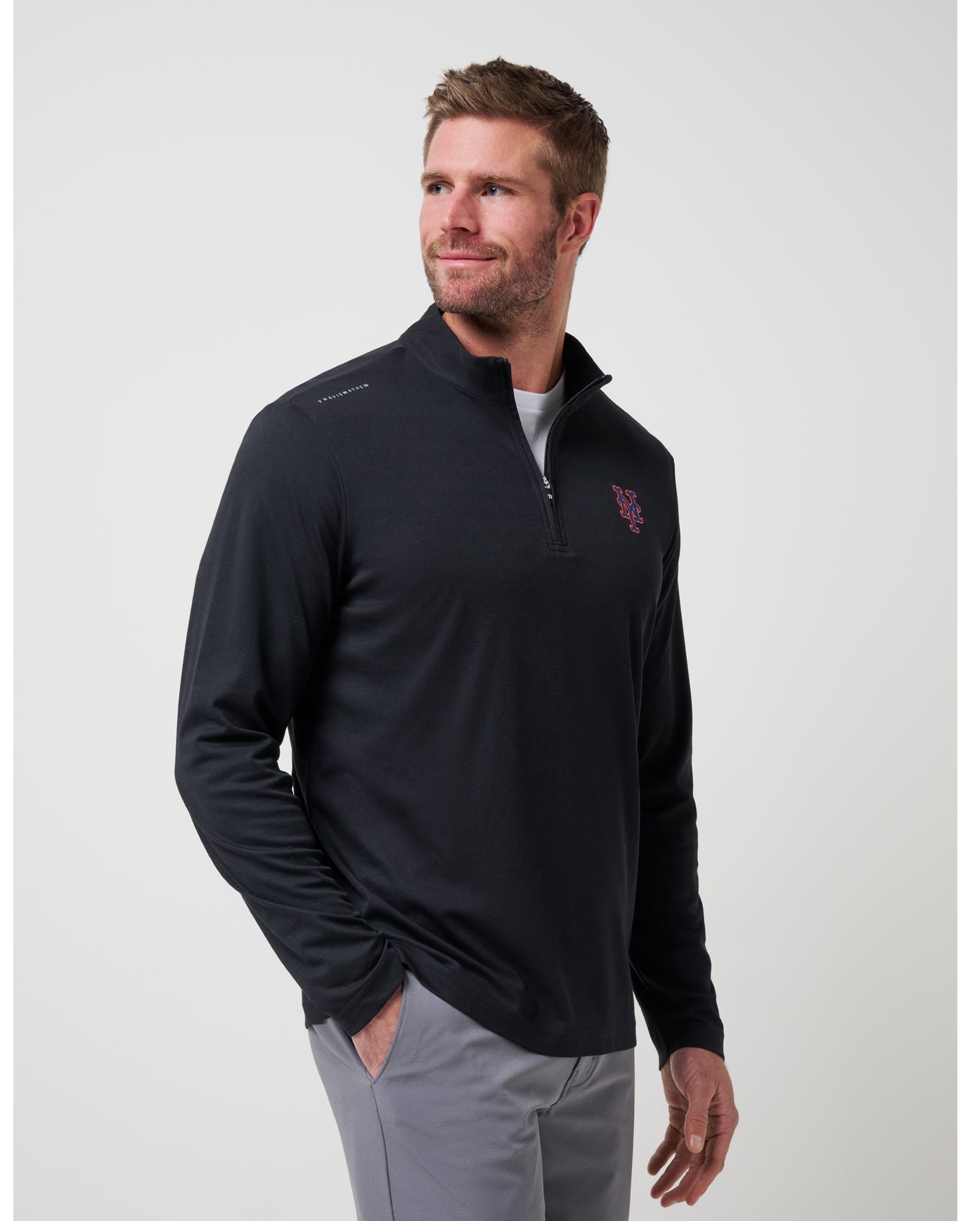 TravisMathew | New York Mets Time To Tailgate Quarter Zip