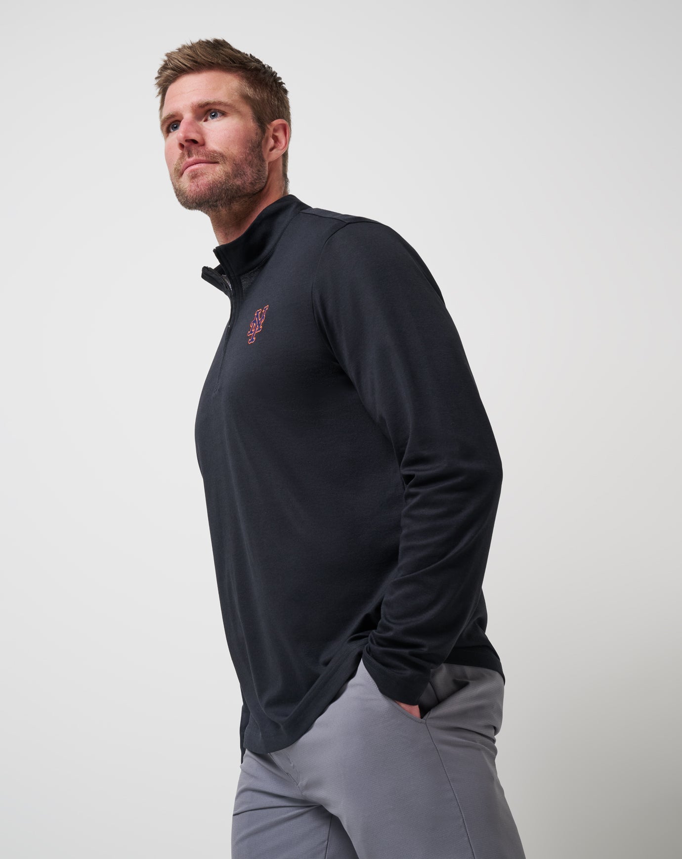 TravisMathew | New York Mets Time To Tailgate Quarter Zip