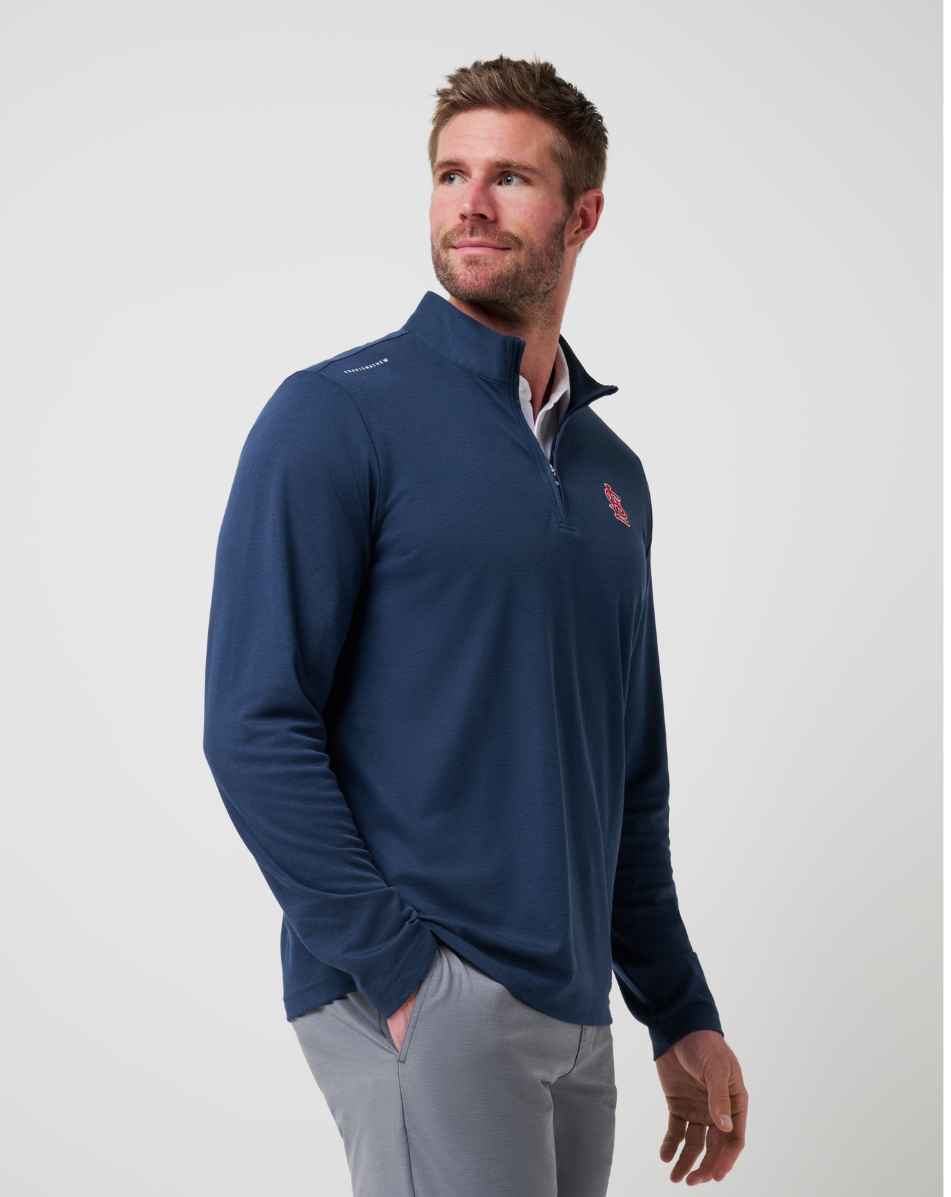 TravisMathew | St Louis Cardinals Time To Tailgate Quarter Zip