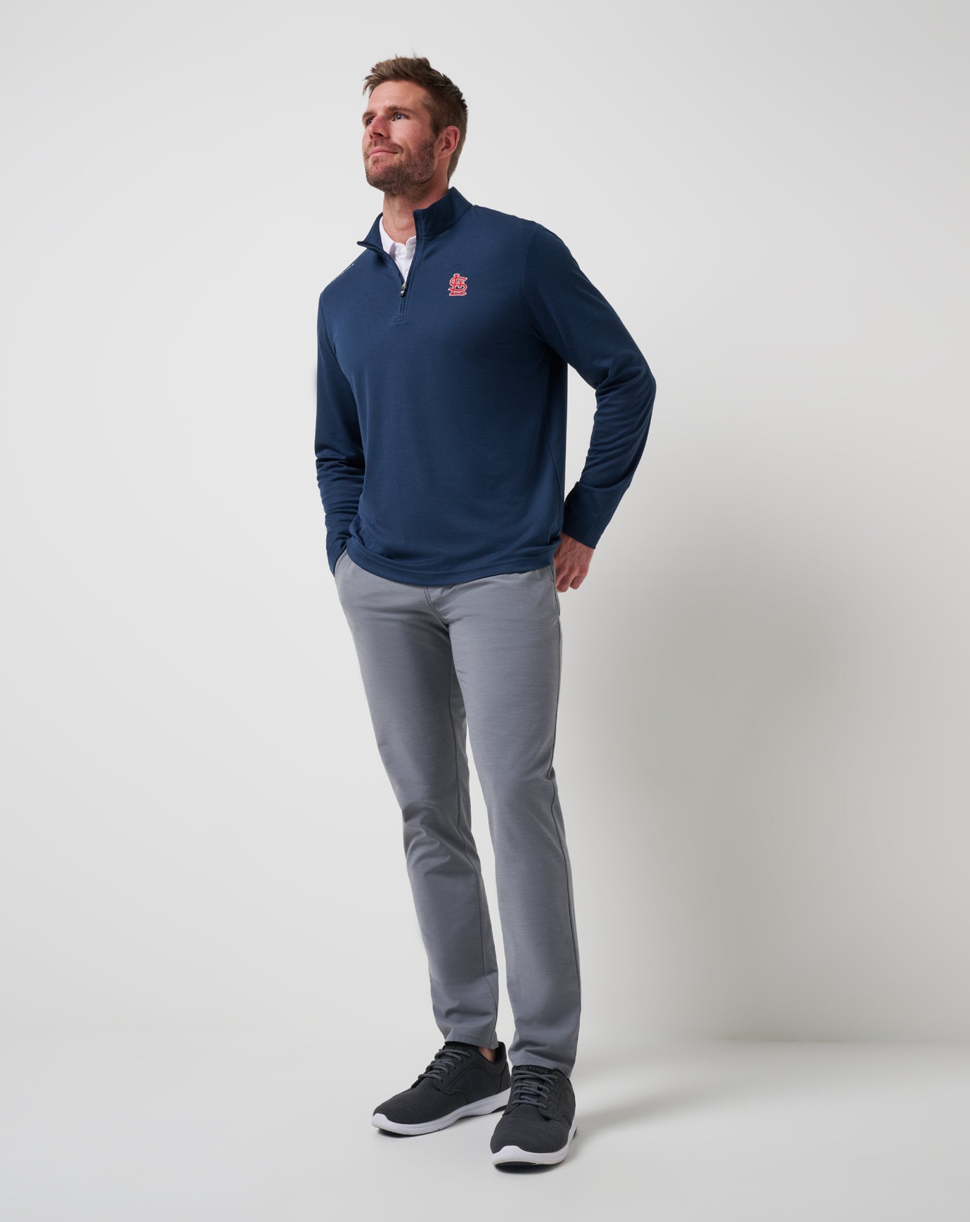 TravisMathew | St Louis Cardinals Time To Tailgate Quarter Zip