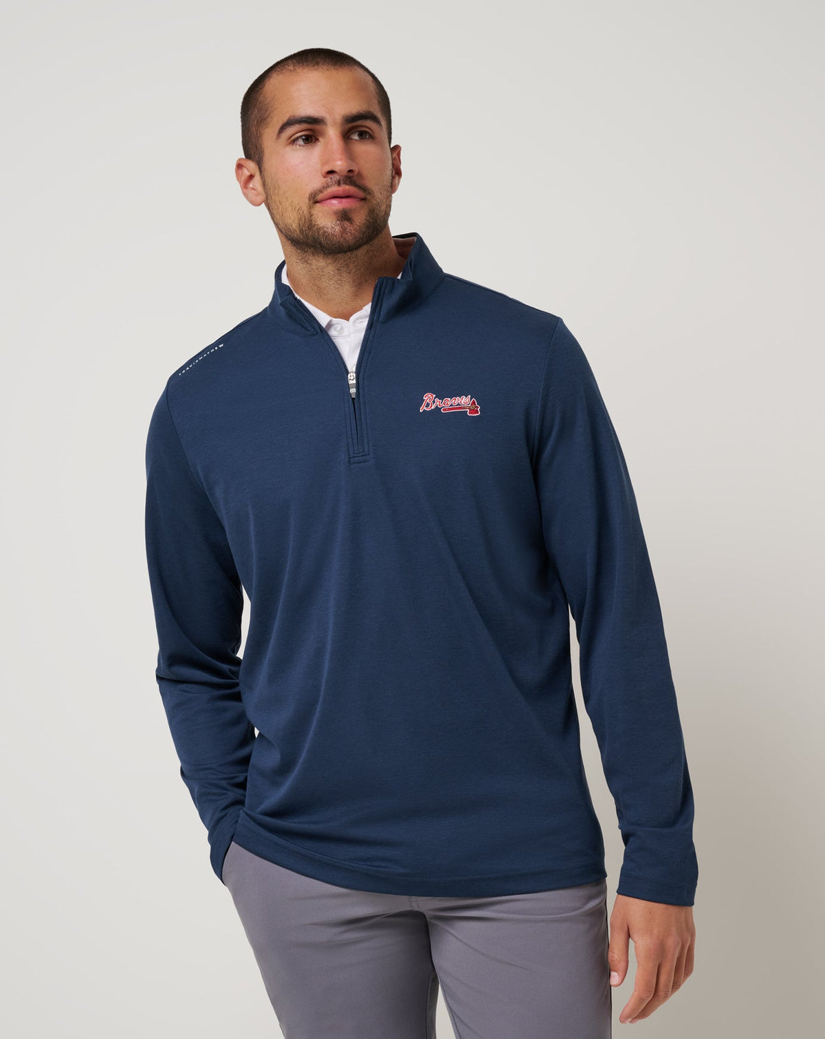 TravisMathew | Atlanta Braves Time To Tailgate Quarter Zip