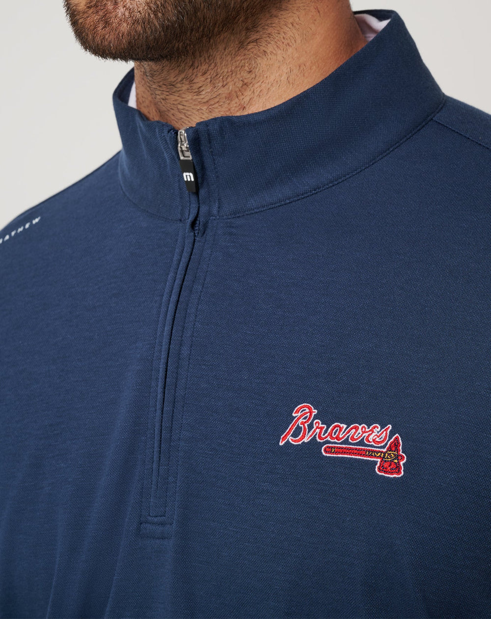 TravisMathew | Atlanta Braves Time To Tailgate Quarter Zip