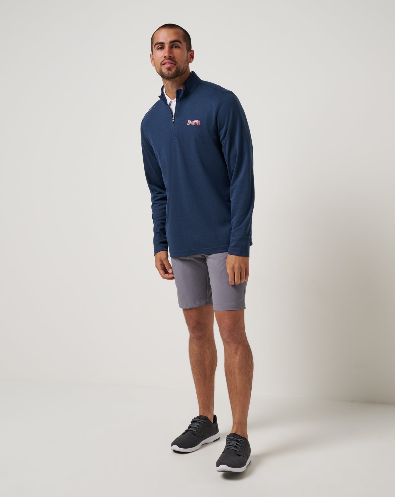 TravisMathew | Atlanta Braves Time To Tailgate Quarter Zip