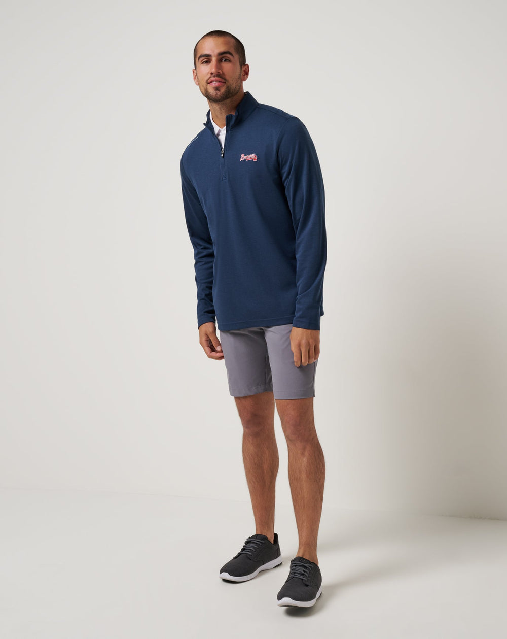 TravisMathew | Atlanta Braves Time To Tailgate Quarter Zip