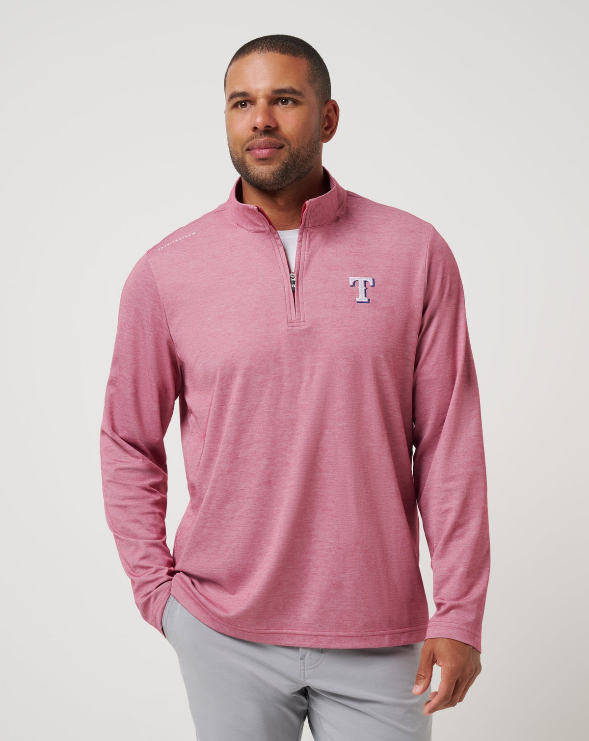 TravisMathew | Texas Rangers Time To Tailgate Quarter Zip