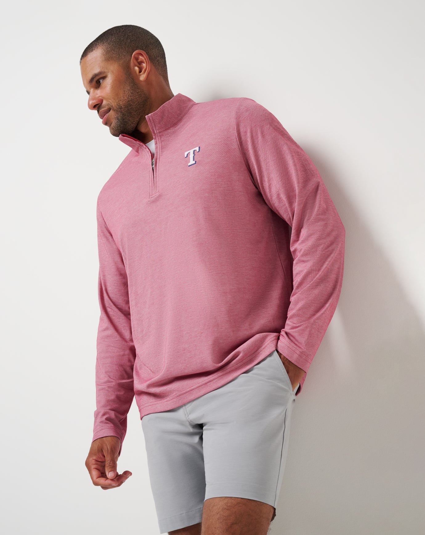 TravisMathew | Texas Rangers Time To Tailgate Quarter Zip