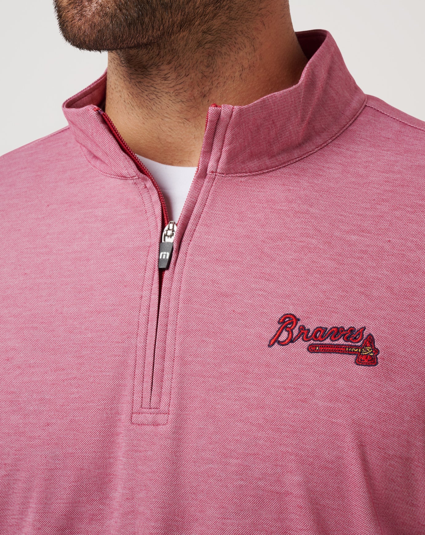 TravisMathew | Atlanta Braves Time To Tailgate Quarter Zip
