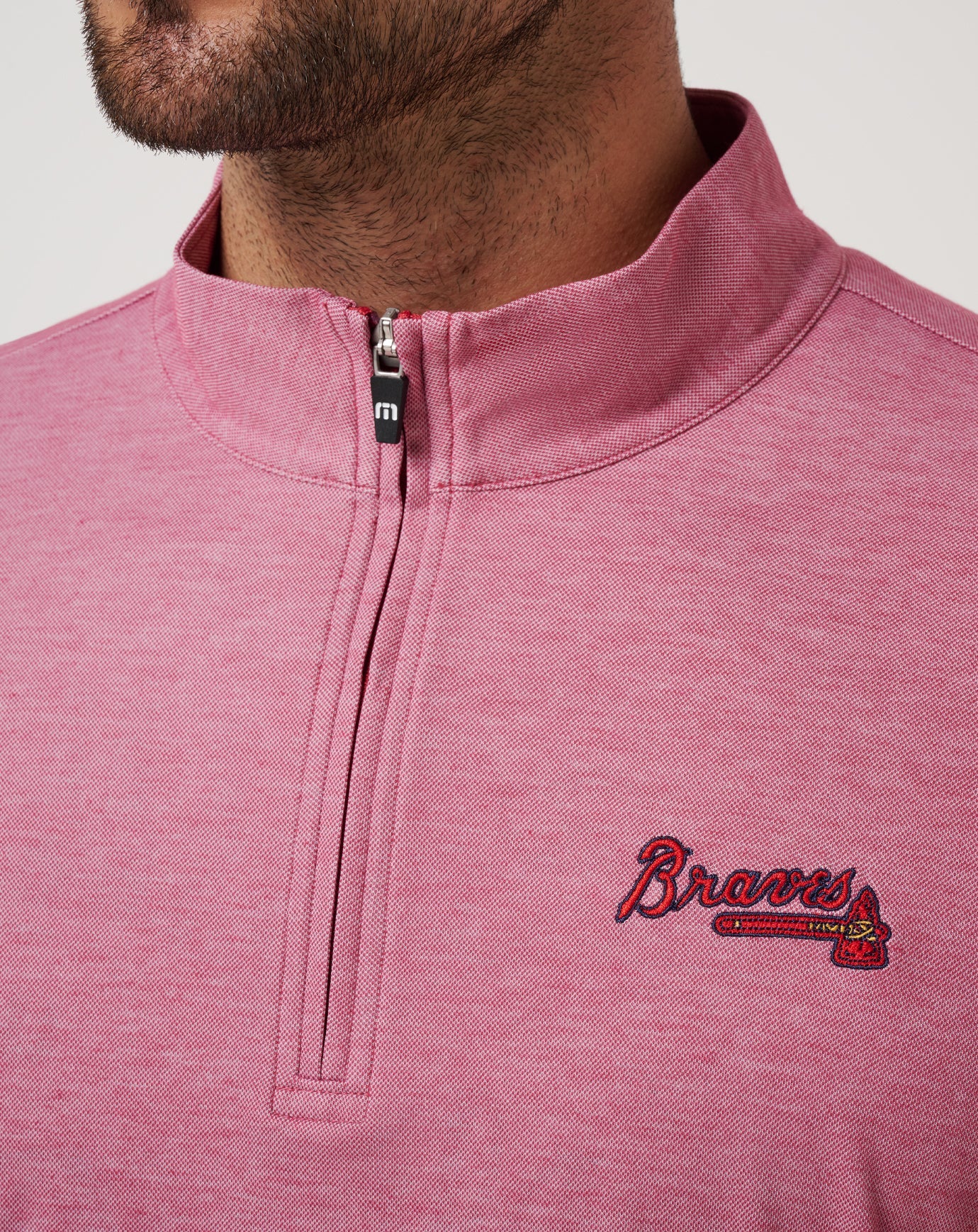 TravisMathew | Atlanta Braves Time To Tailgate Quarter Zip