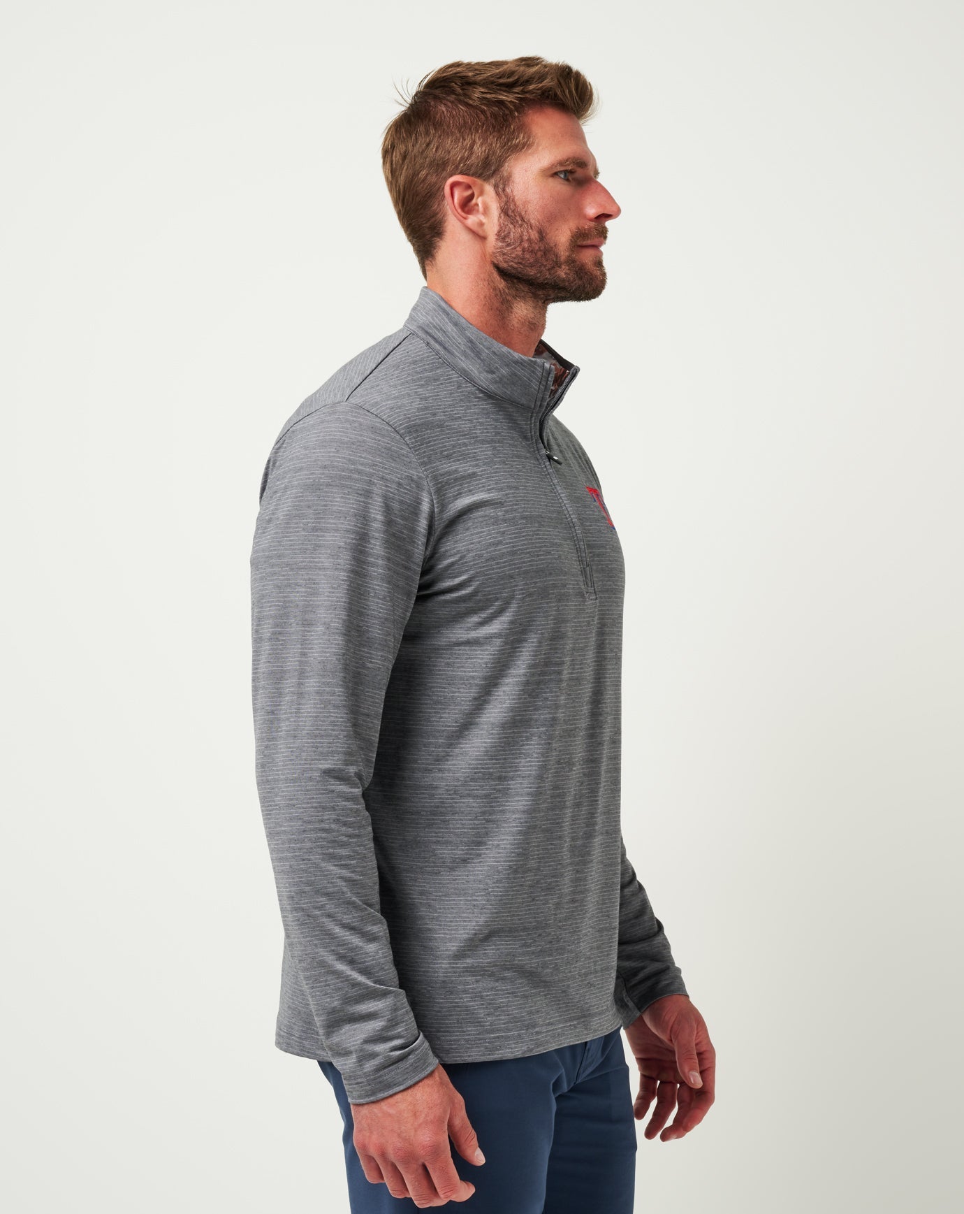 TravisMathew | Texas Rangers The Heater Quarter Zip