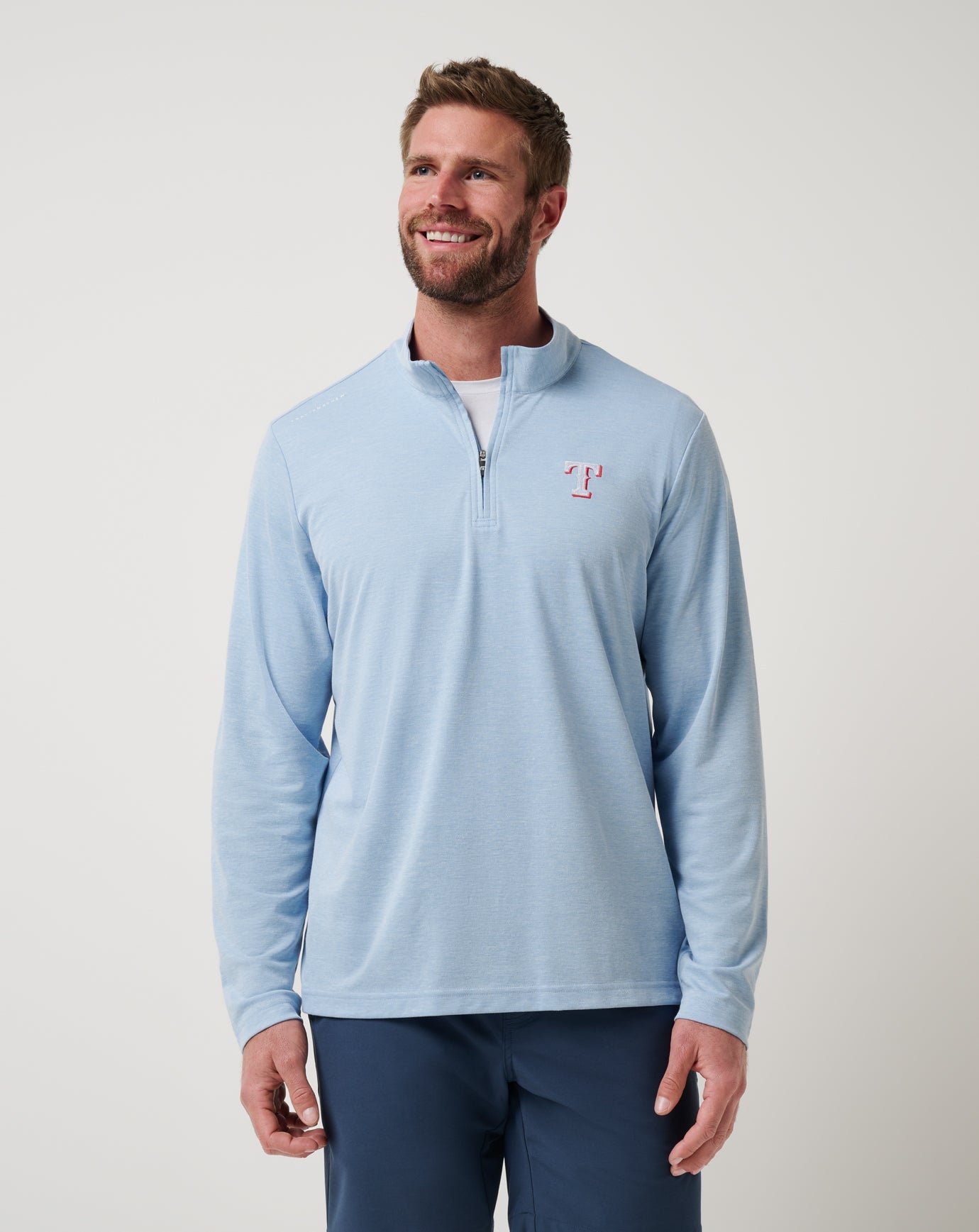 TravisMathew | Texas Rangers Time To Tailgate Quarter Zip