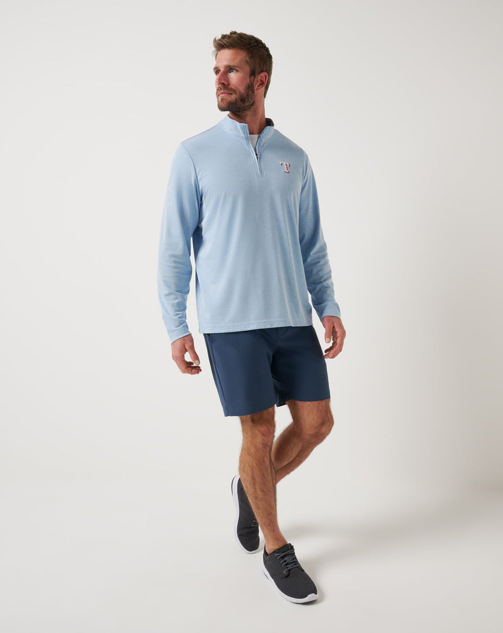 TravisMathew | Texas Rangers Time To Tailgate Quarter Zip