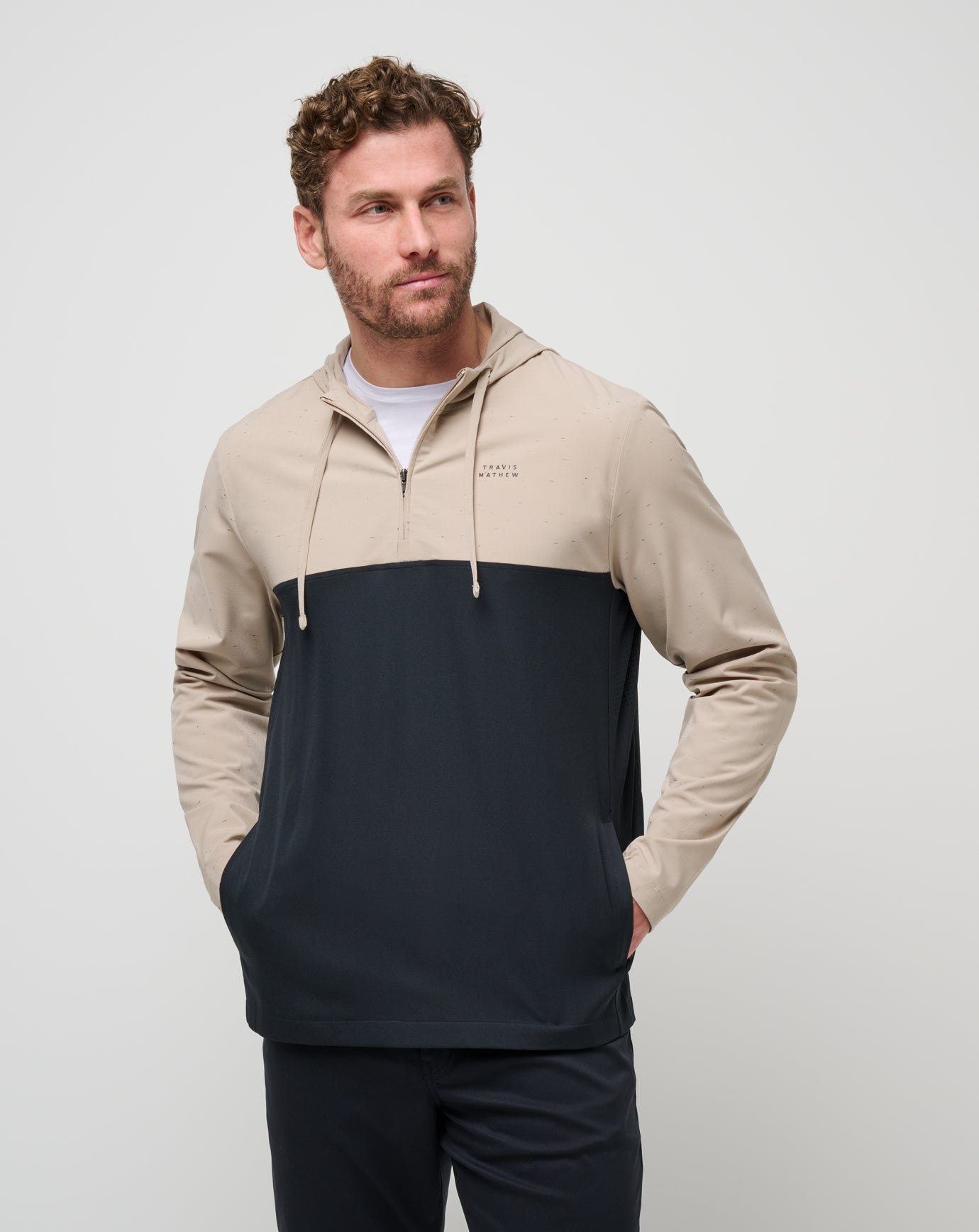 TravisMathew | Rocky Shore Quarter Zip Hoodie