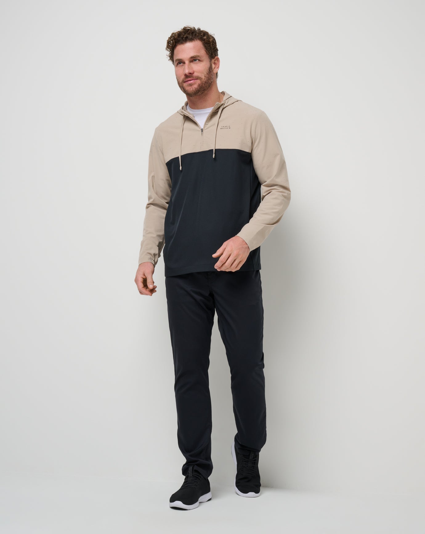 TravisMathew | Rocky Shore Quarter Zip Hoodie