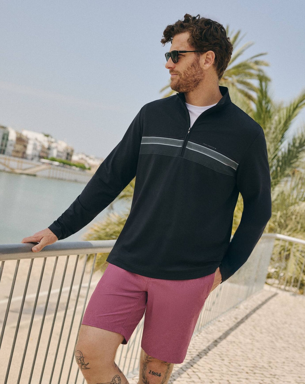 TravisMathew | Nautical Adventure Quarter Zip