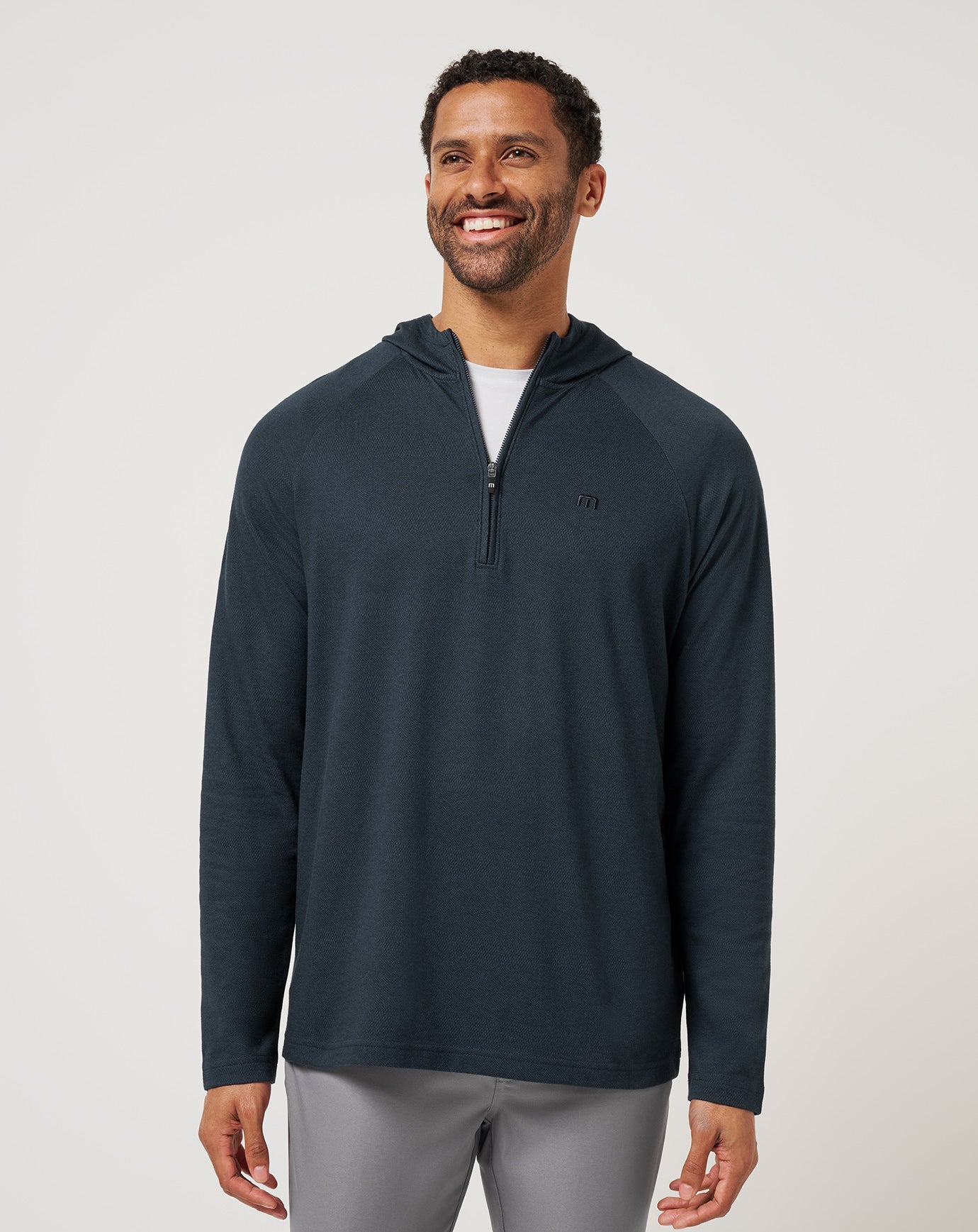 TravisMathew | Country Hopping Hooded Quarter Zip