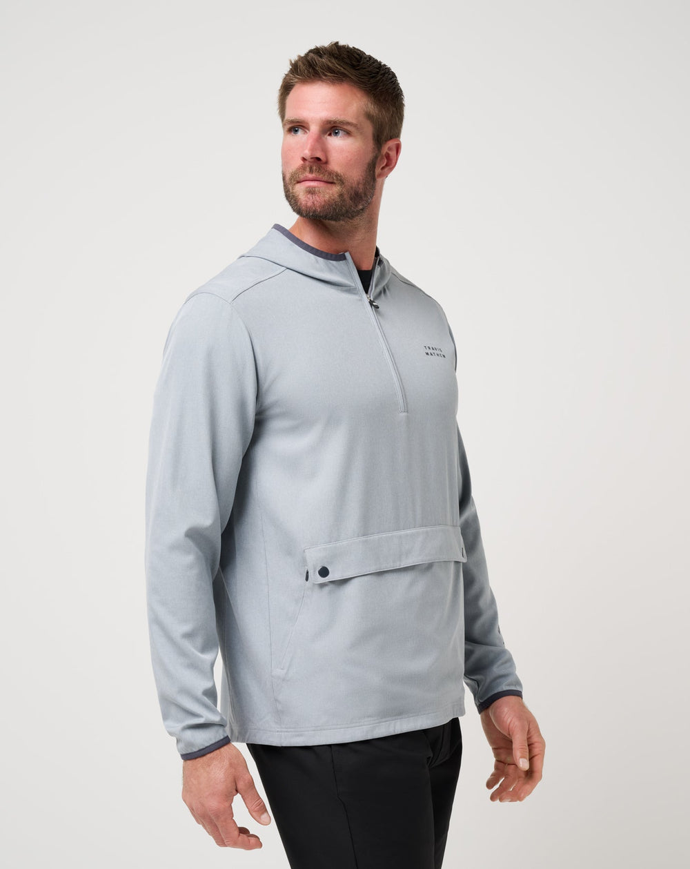 TravisMathew | Out Of Pocket Hooded Quarter Zip