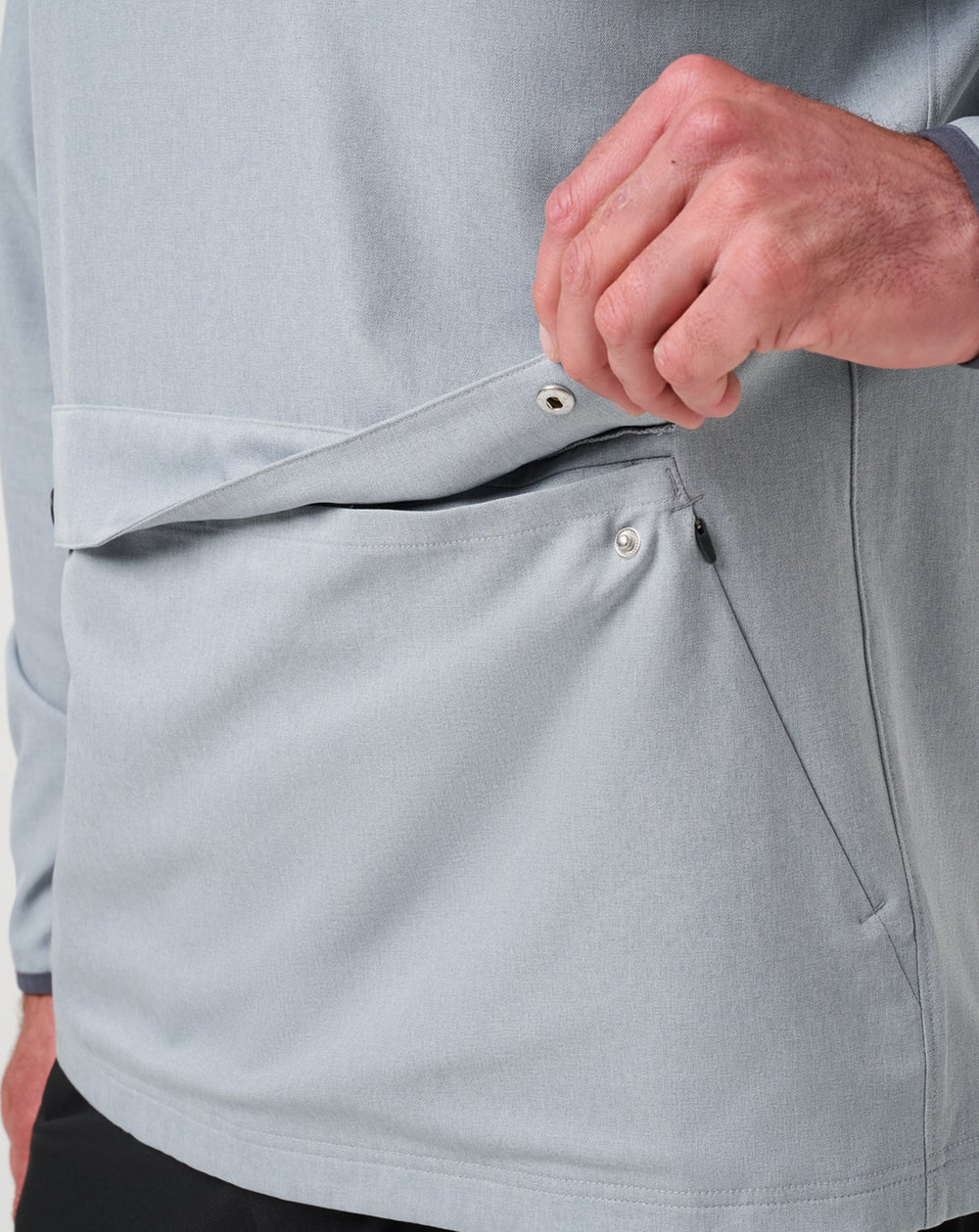 TravisMathew | Out Of Pocket Hooded Quarter Zip