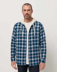 TravisMathew | Cloud Flannel Hooded Button-Up