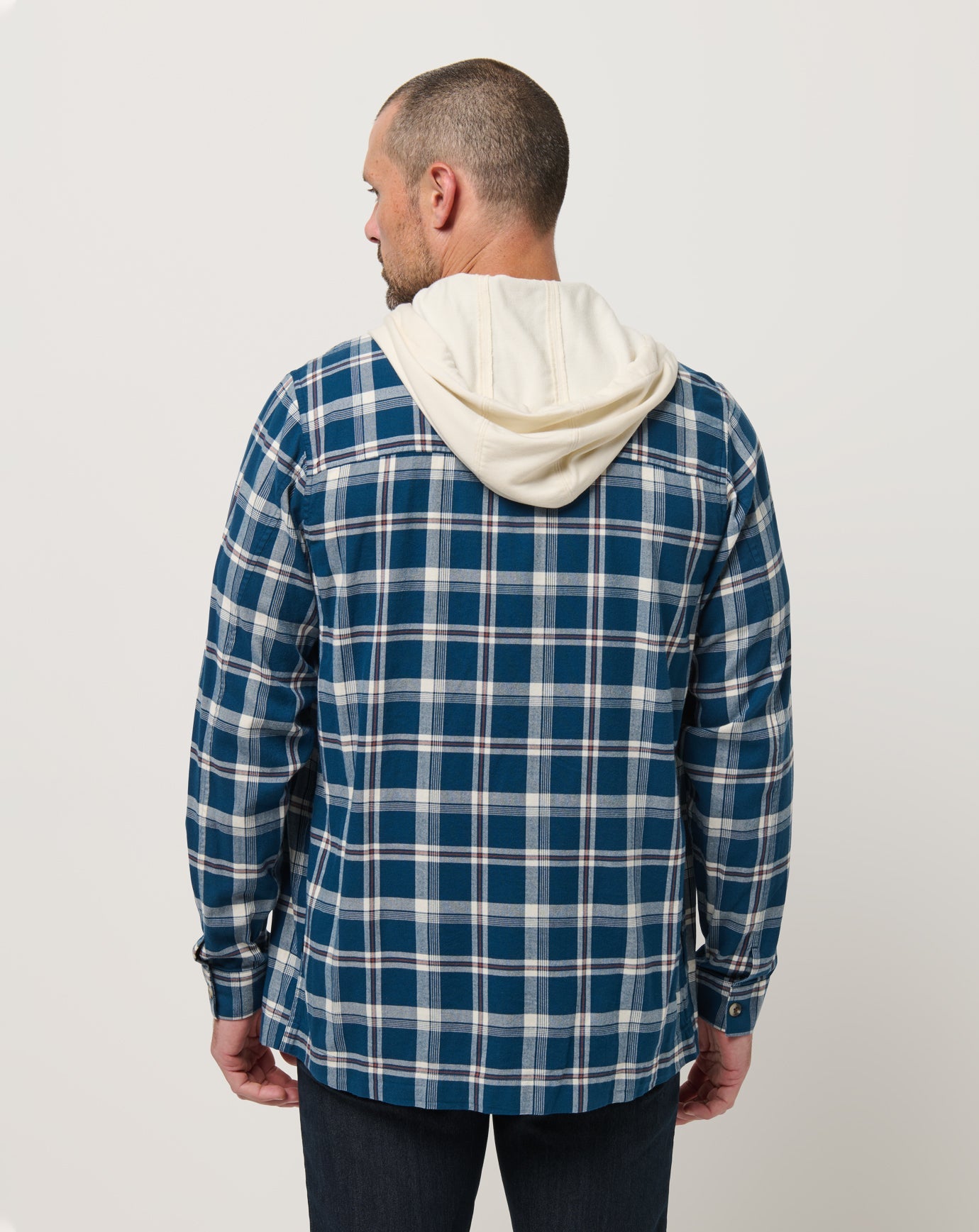 TravisMathew | Cloud Flannel Hooded Button-Up