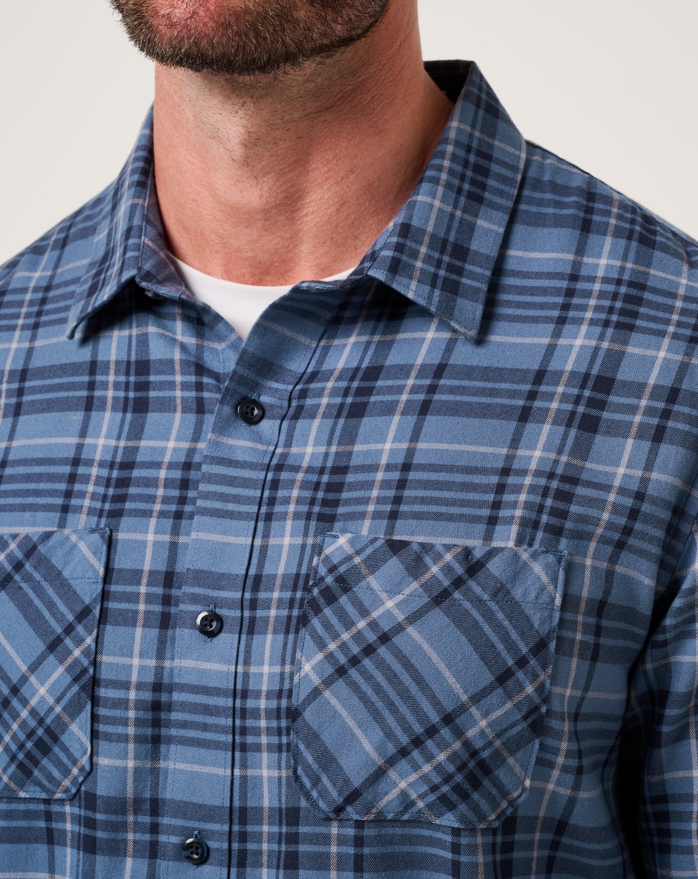 TravisMathew | Cloud Flannel Plaid Button-Up