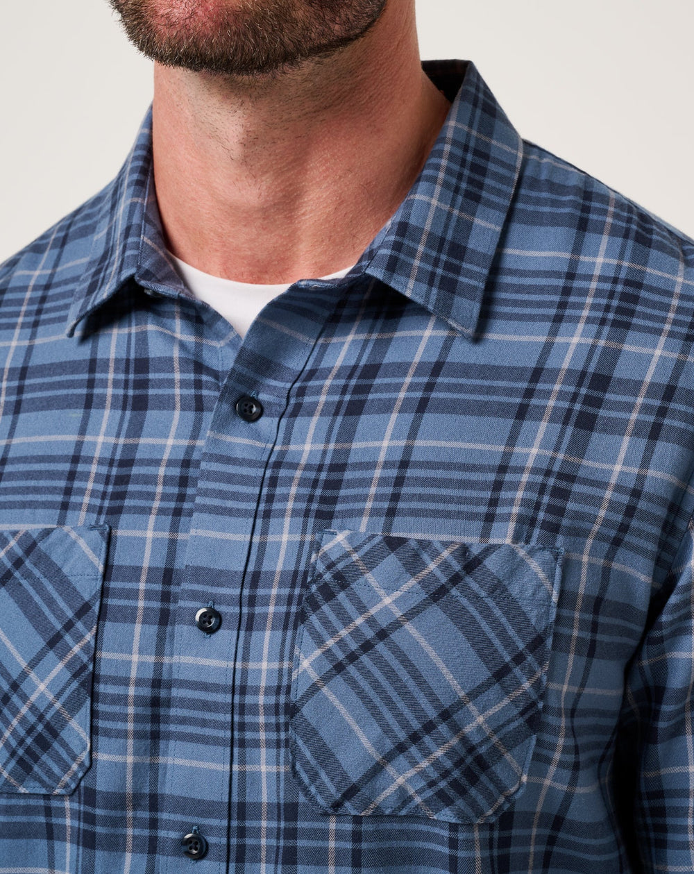 TravisMathew | Cloud Flannel Plaid Button-Up
