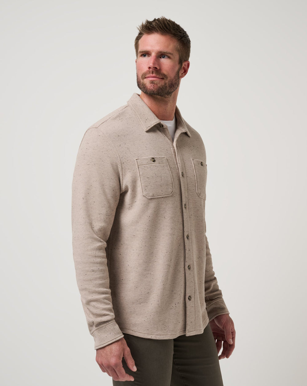TravisMathew | Cloud Waffle Shirt Jacket