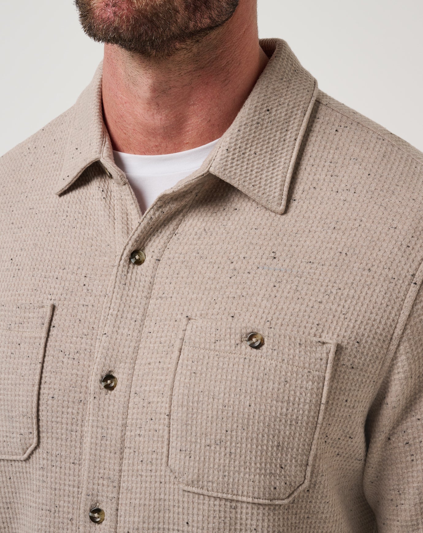 TravisMathew | Cloud Waffle Shirt Jacket