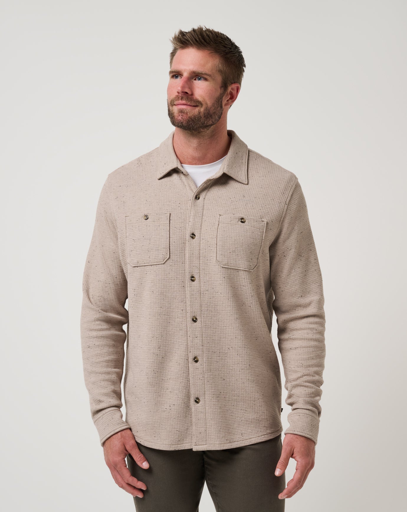 TravisMathew | Cloud Waffle Shirt Jacket