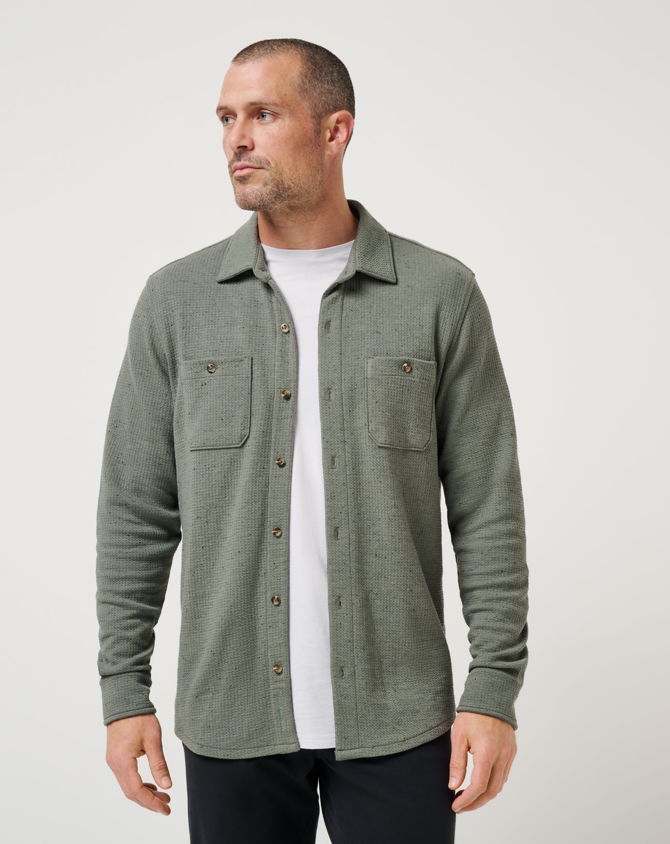 TravisMathew | Cloud Waffle Shirt Jacket