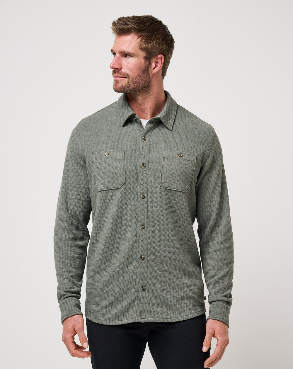 TravisMathew | Cloud Waffle Shirt Jacket