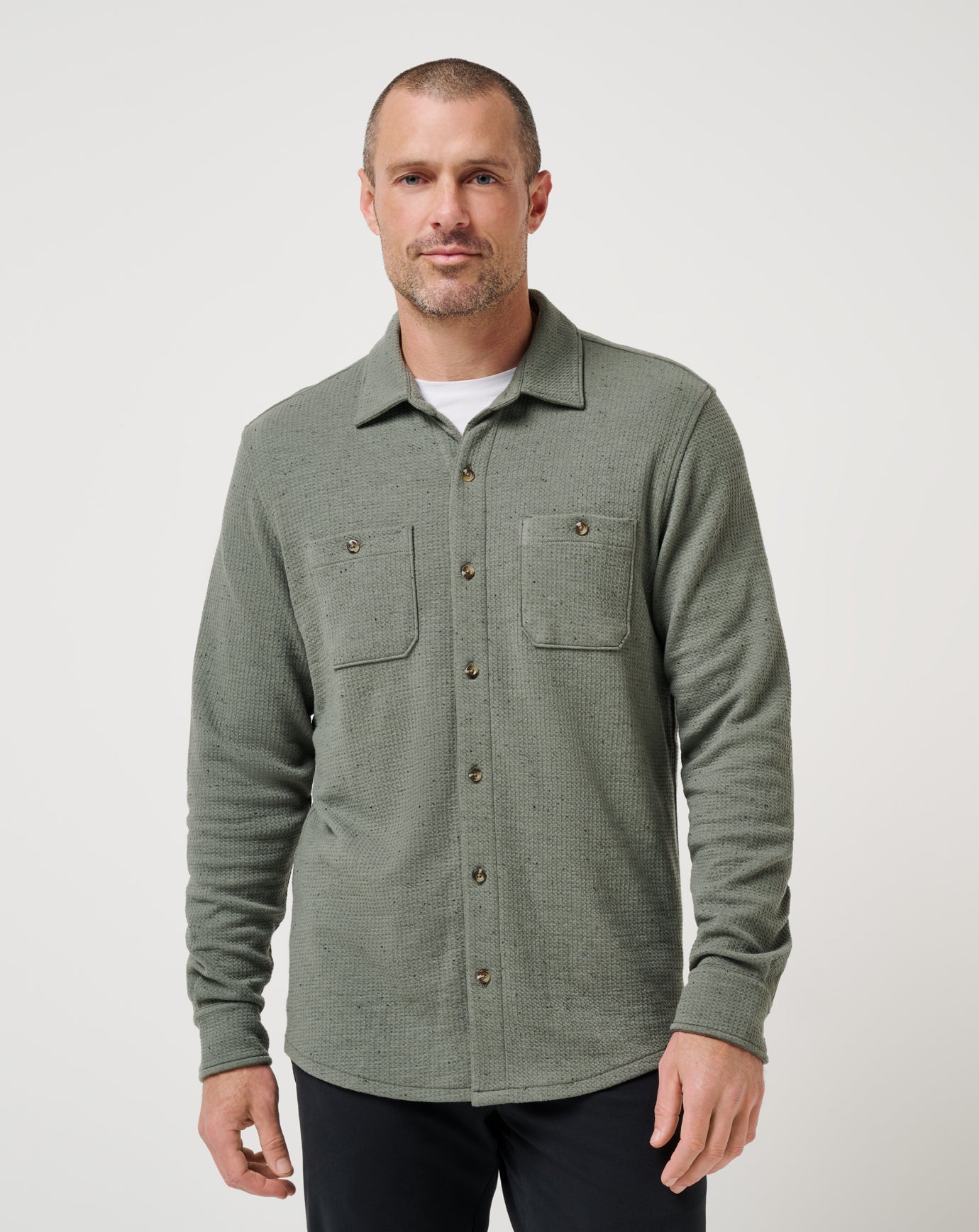 TravisMathew | Cloud Waffle Shirt Jacket