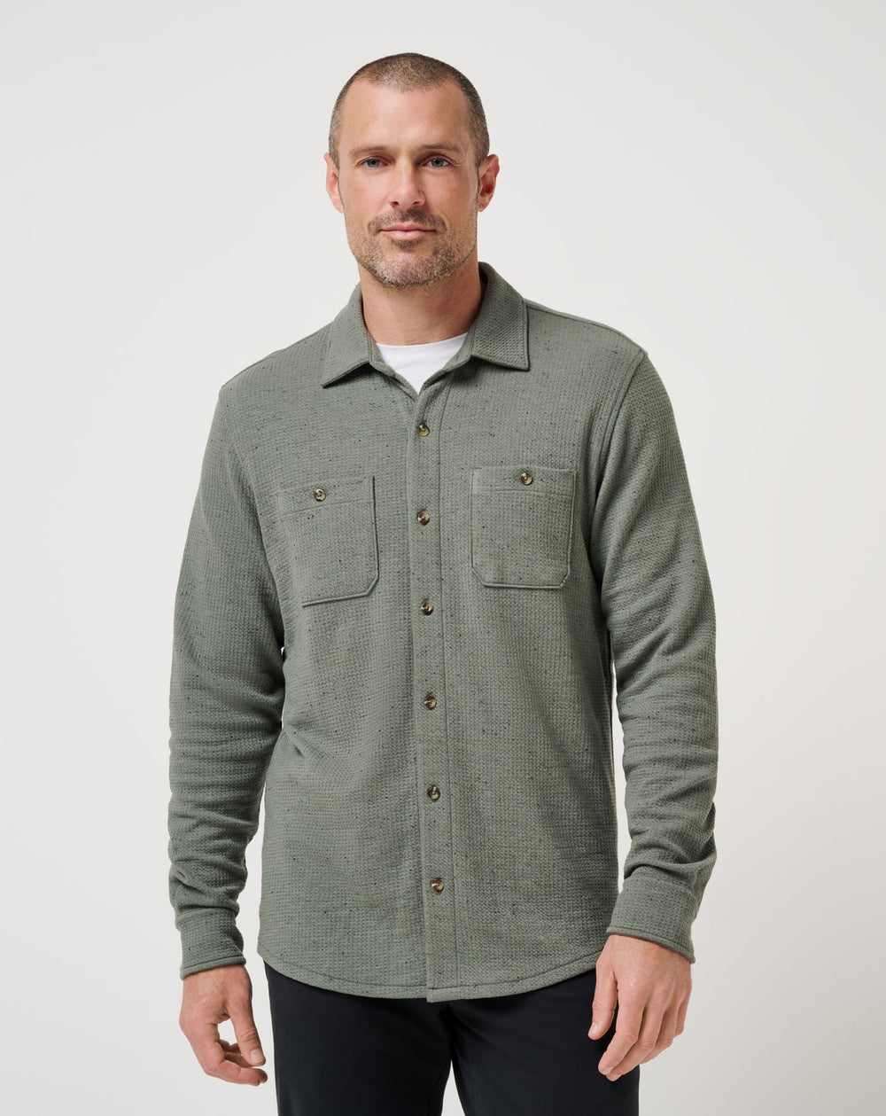 TravisMathew | Cloud Waffle Shirt Jacket