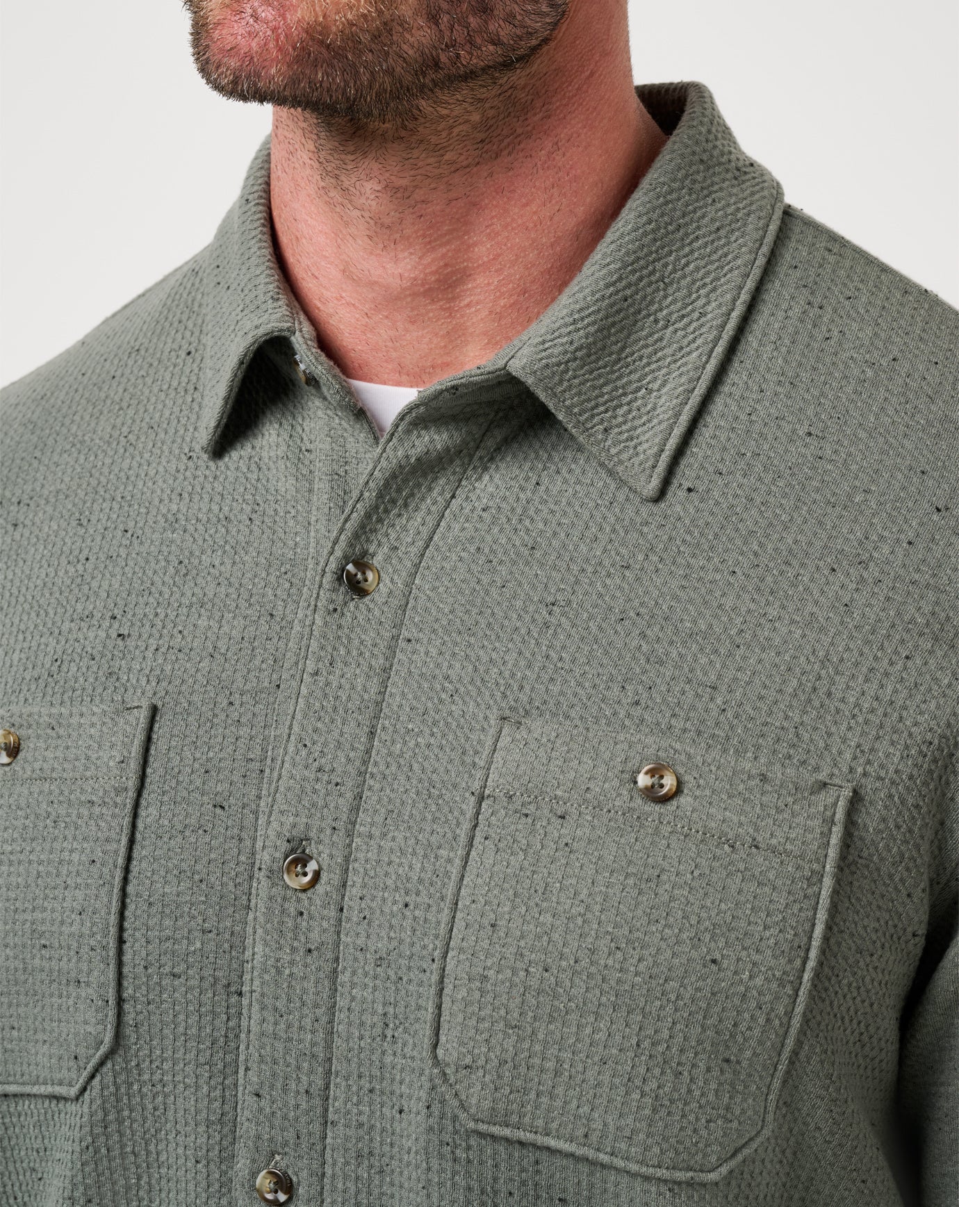 TravisMathew | Cloud Waffle Shirt Jacket