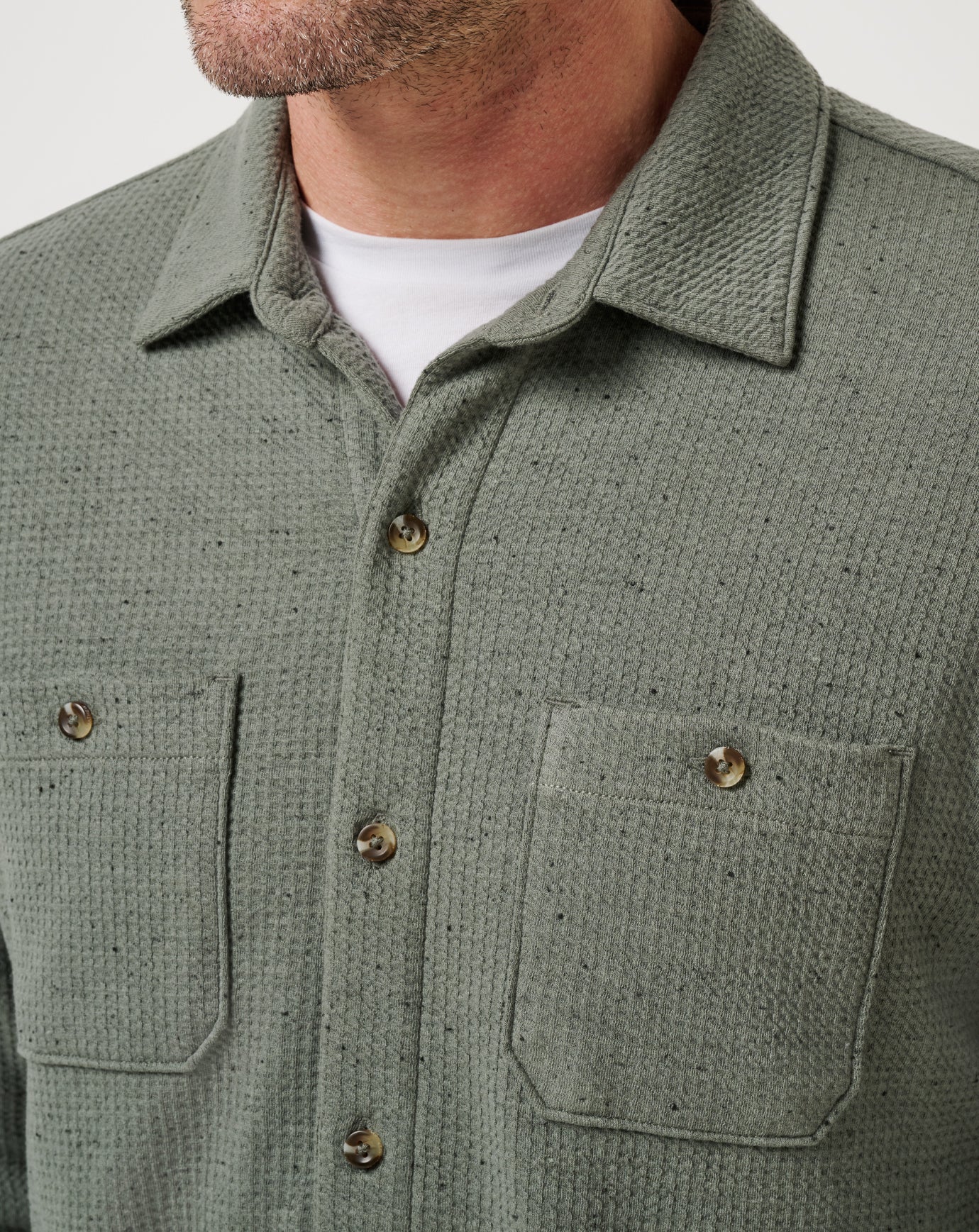 TravisMathew | Cloud Waffle Shirt Jacket