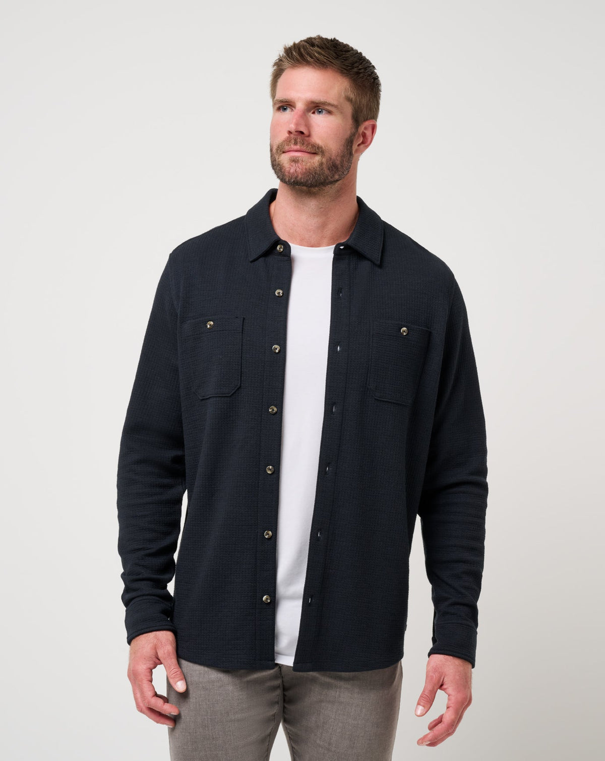 TravisMathew | Cloud Waffle Shirt Jacket