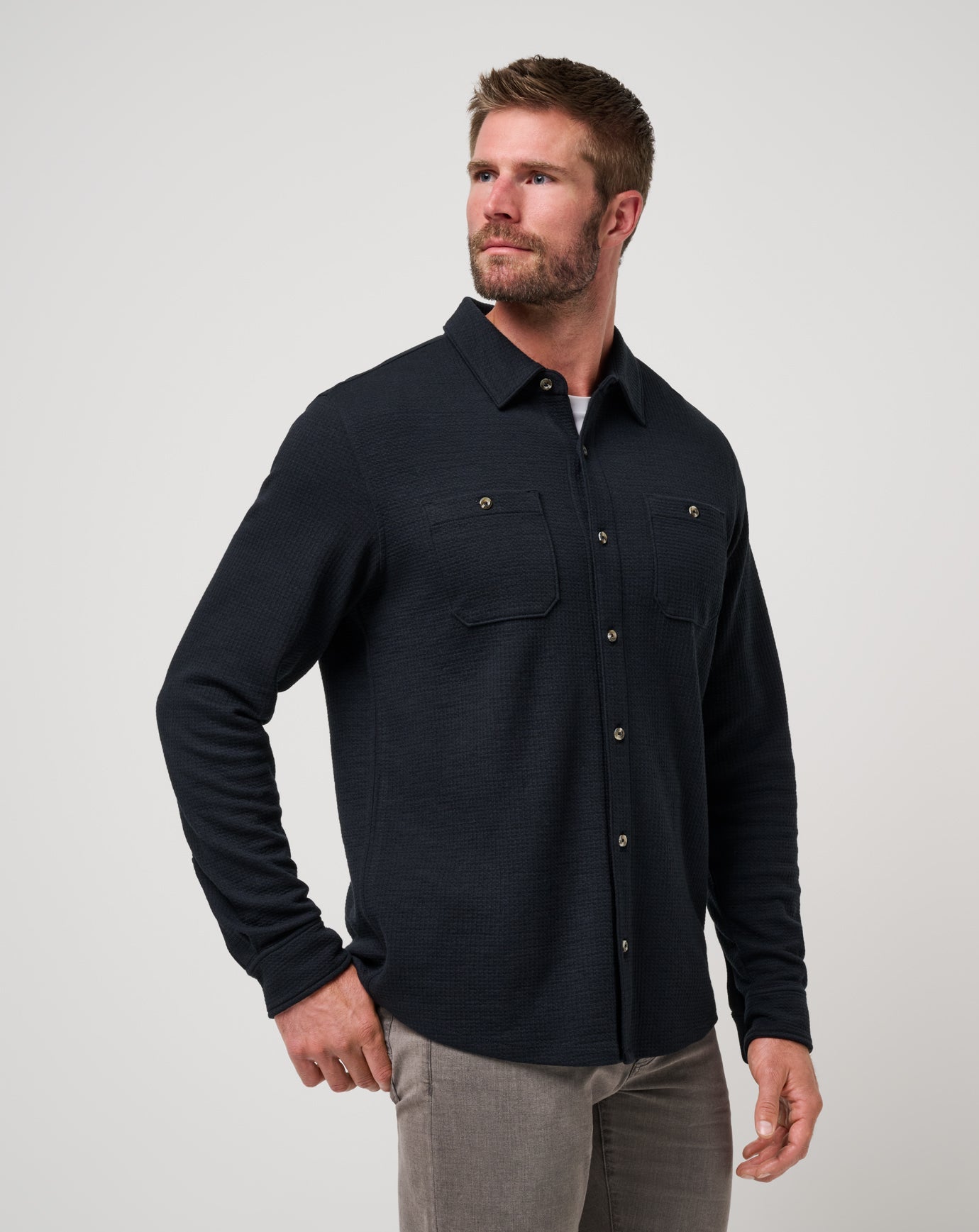 TravisMathew | Cloud Waffle Shirt Jacket