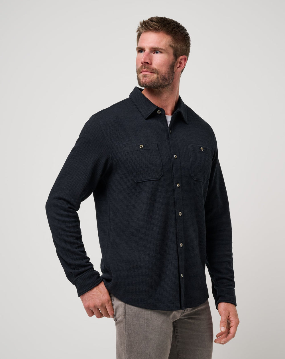 TravisMathew | Cloud Waffle Shirt Jacket
