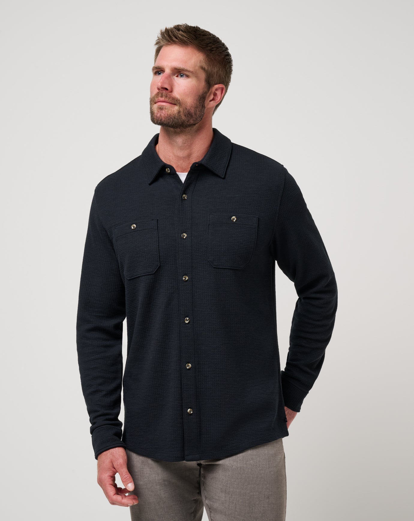 TravisMathew | Cloud Waffle Shirt Jacket