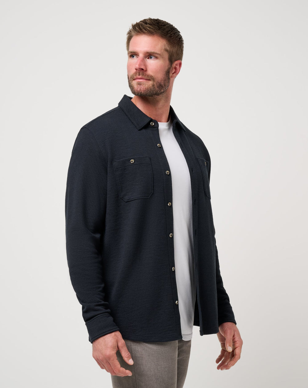TravisMathew | Cloud Waffle Shirt Jacket