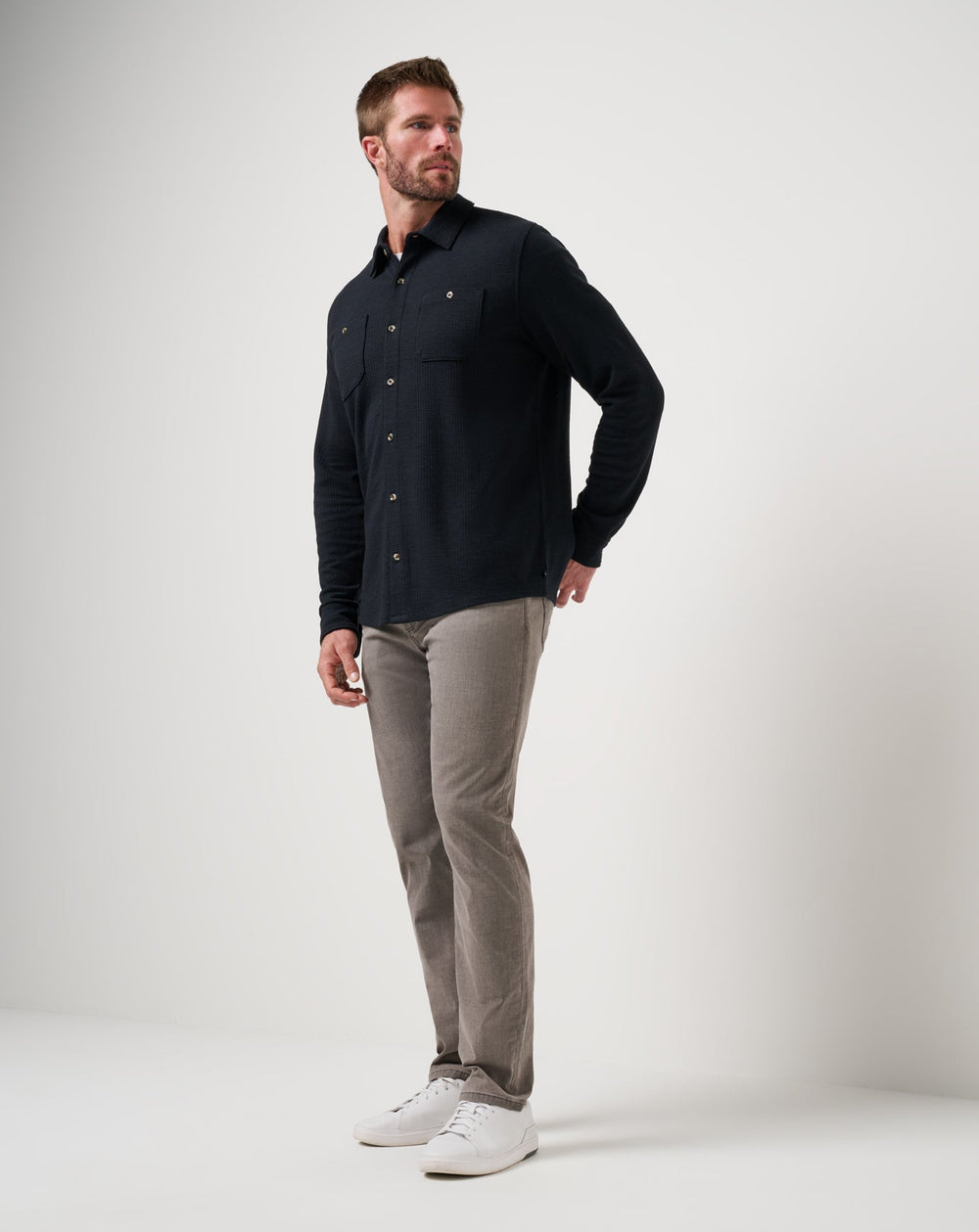 TravisMathew | Cloud Waffle Shirt Jacket