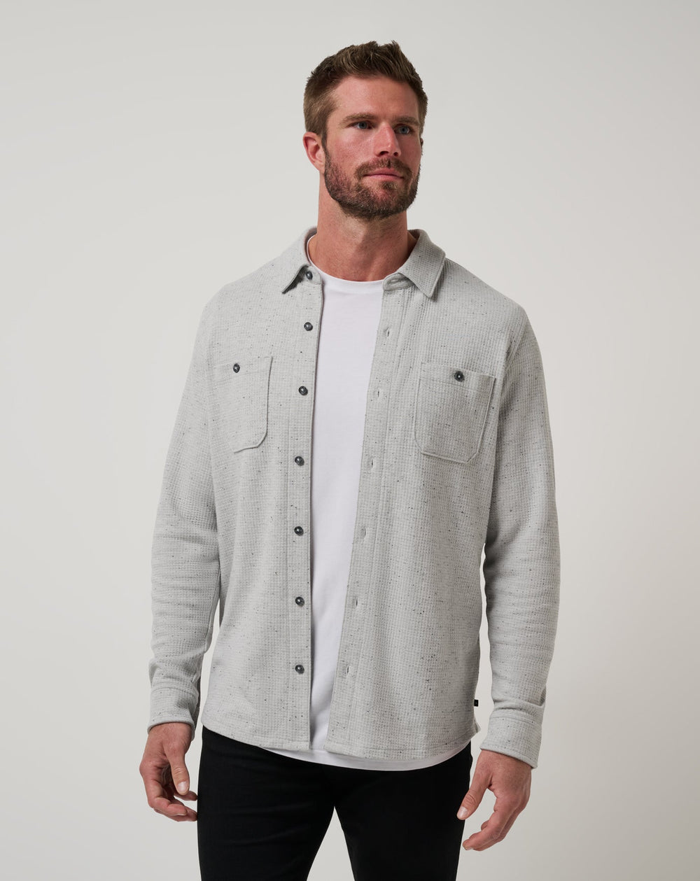 TravisMathew | Cloud Waffle Shirt Jacket