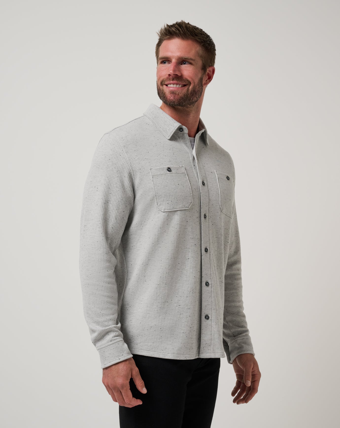 TravisMathew | Cloud Waffle Shirt Jacket