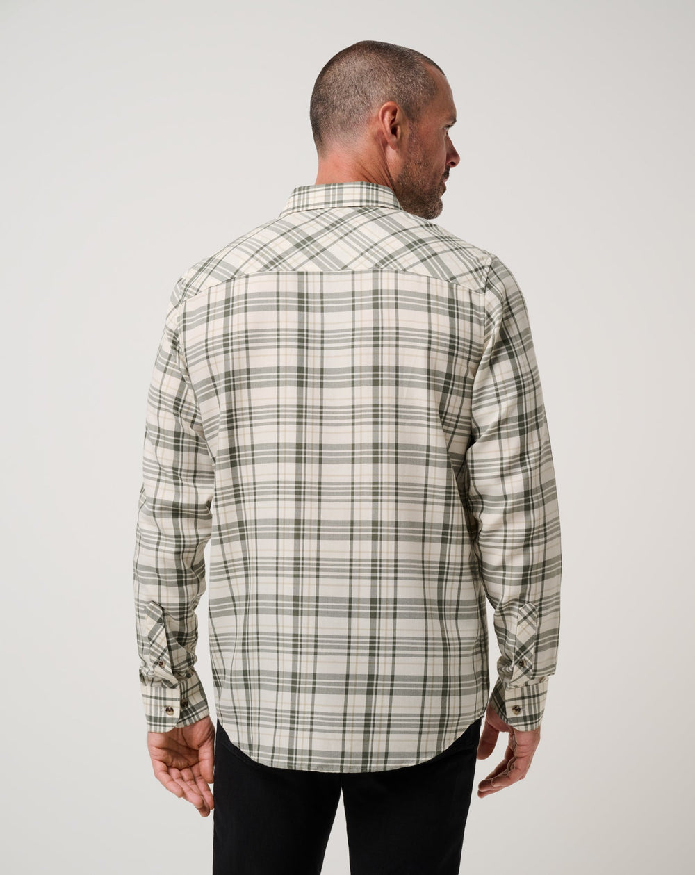 TravisMathew | Cloud Flannel Plaid Button-Up