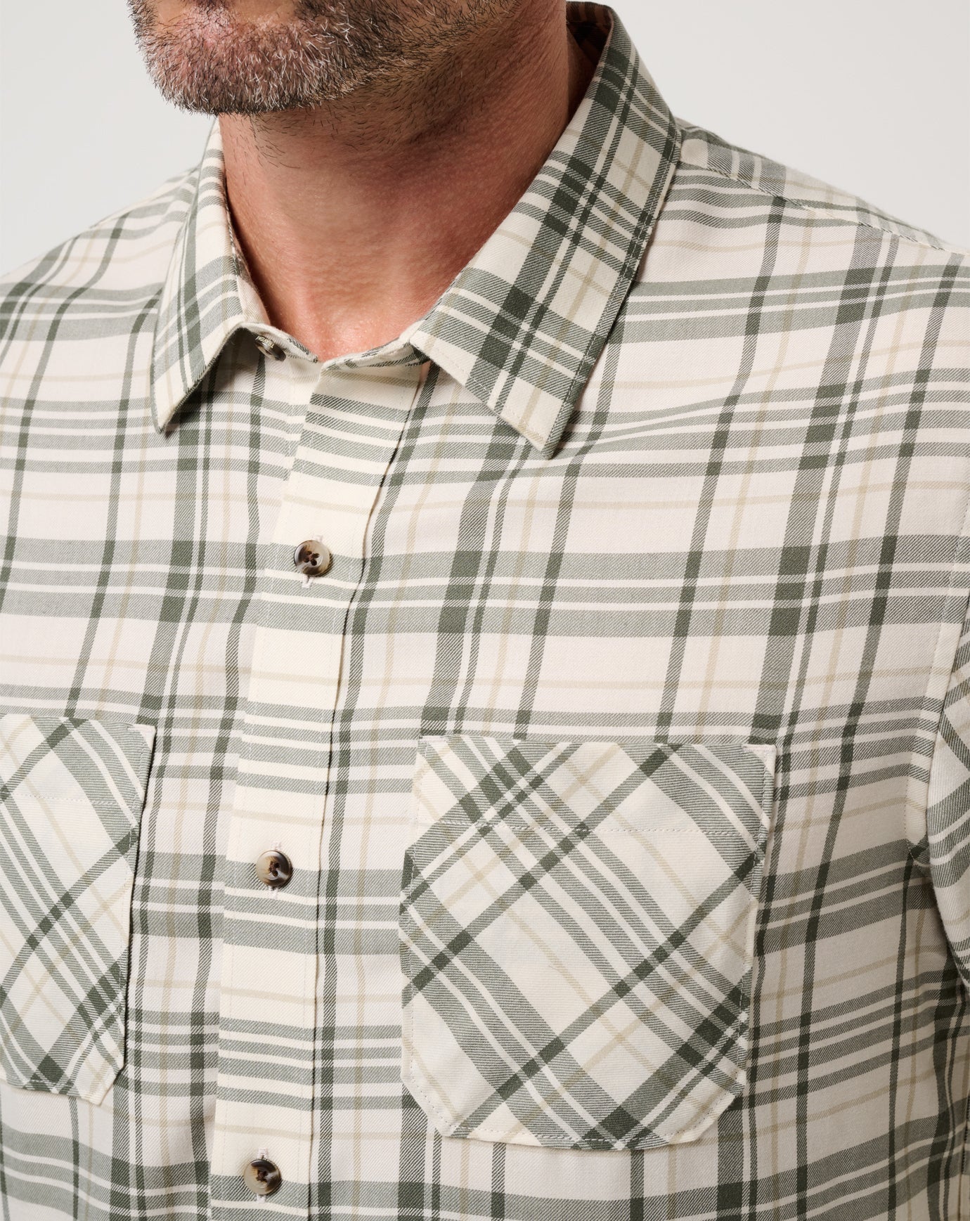 TravisMathew | Cloud Flannel Plaid Button-Up