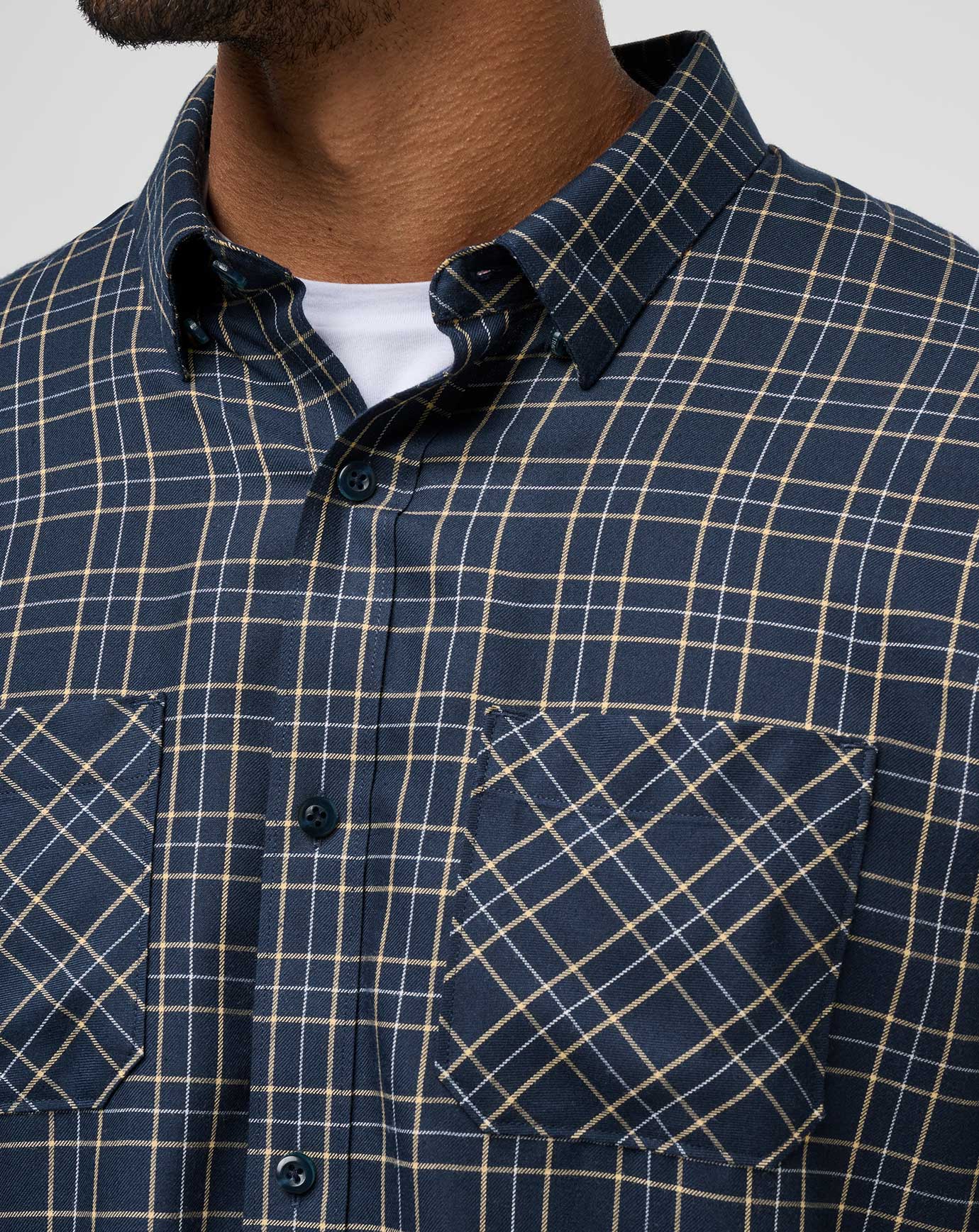 TravisMathew | Cloud Flannel Plaid Button-Up